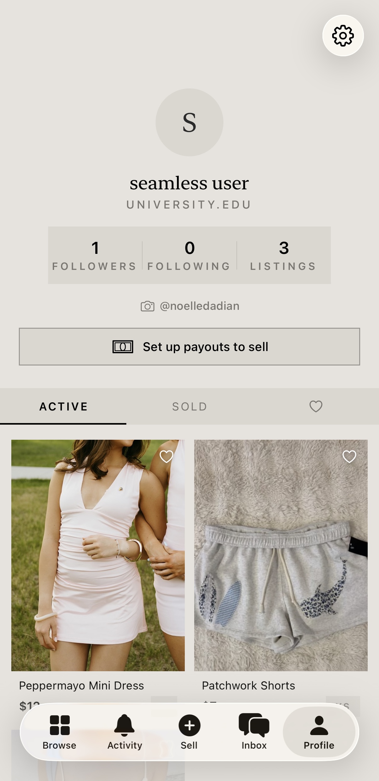 SeamLess app screen